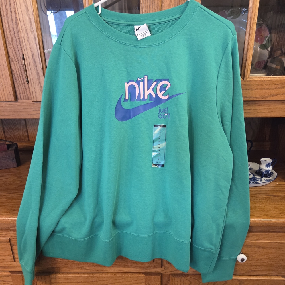 Nike Teal Crewneck Men's Sweater